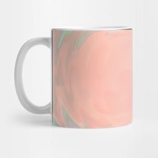 Underwater Crystal Lines Of Pastel Orange and Green Mug